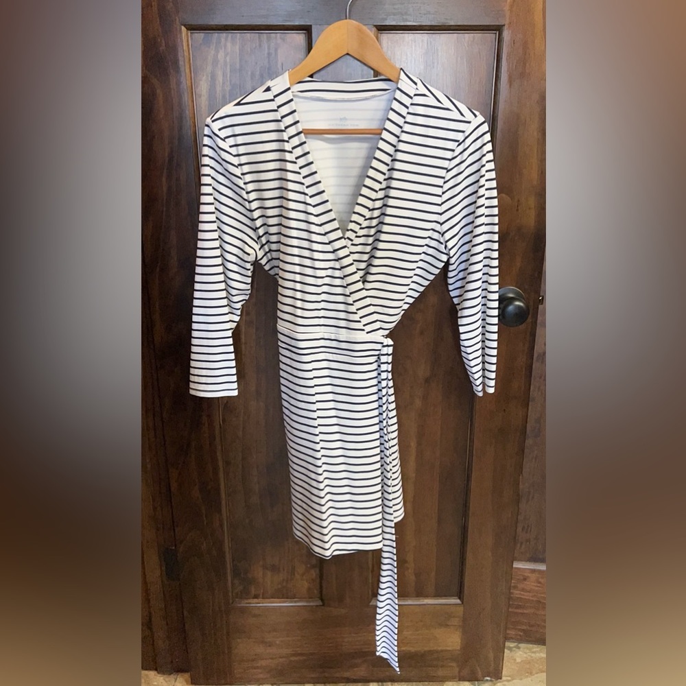 SOUTHERN TIDE MOIRA STRIPE PERFORMANCE ROMPER - Used Excellent Condition